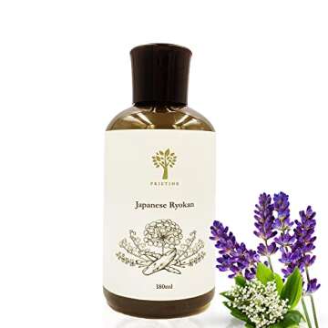 PRISTINE Japanese Ryokan/Inspired by Shang Hotel Reed Diffuser Refill with Free Reed Sticks | Fresh Lavender, Sandalwood Oil Diffuser Refills | Premium Hotel Lobby Reed Diffuser Oil Refill