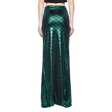 Stunning Green Mermaid Princess Costume Skirt XXL