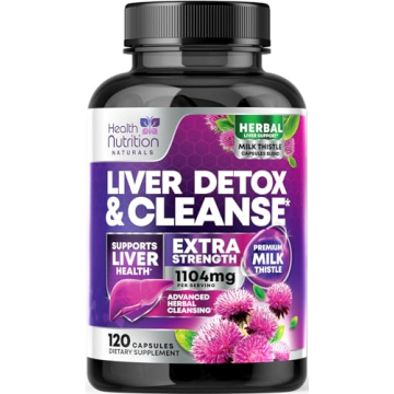 Gentle Liver Cleanse Detox & Repair Formula - Herbal Liver Support Supplement: Milk Thistle with Sil...