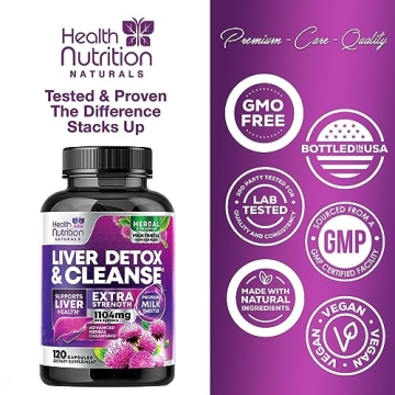 Herbal Liver Support Supplement with Milk Thistle & Turmeric
