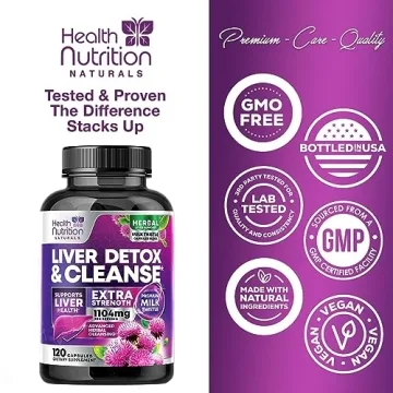 Herbal Liver Support Supplement with Milk Thistle & Turmeric