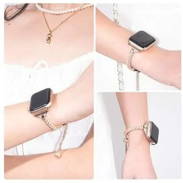 LETOID Bling Apple Watch Band for Women – Stylish & Slim