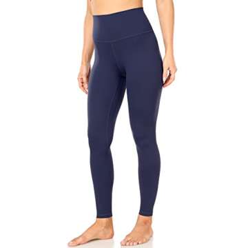 YUNOGA Ultra Soft High Waisted Workout Leggings for Women, Tummy Control Full Length Gym Yoga Pants ...