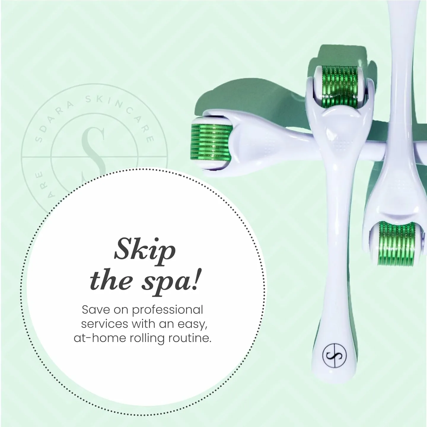 Microneedling Derma Roller for Facial & Beard Care