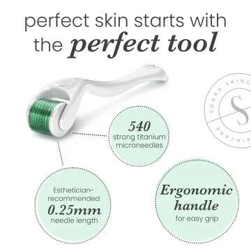 Microneedling Derma Roller for Facial & Beard Care