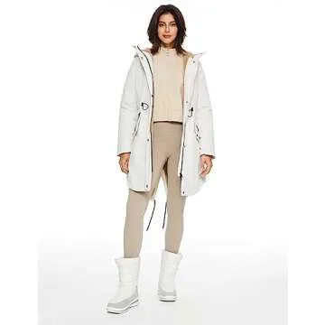 Orolay Women's Cozy Fleece Lined Parka for Winter
