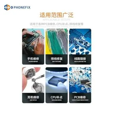 Insulated 0.02mm 120M Phone Motherboard Fingerprint Jump Wire Soldering Pure Copper Conductor Wire Phone Chip Conduction Wire for Phone PCB BGA Soldering Repair