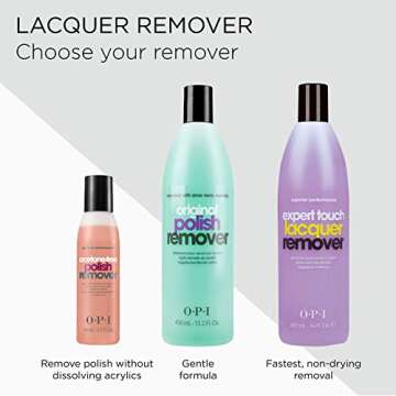 OPI Nail Lacquer Remover Acetone-Free - Quick & Gentle