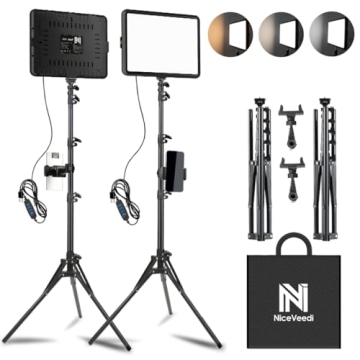 Versatile LED Video Light Kit for Photography & Video