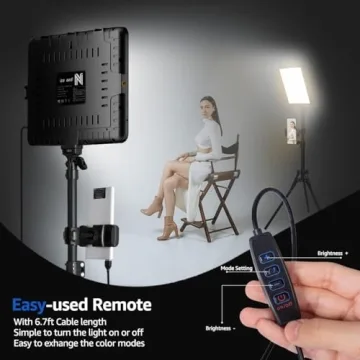 Versatile LED Video Light Kit for Photography & Video