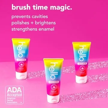 Hello Unicorn Sparkle Kids Fluoride Toothpaste 3-pack