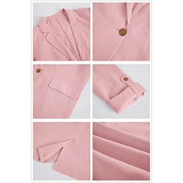 Stylish Karlywindow Women's Linen Blazer for Every Occasion