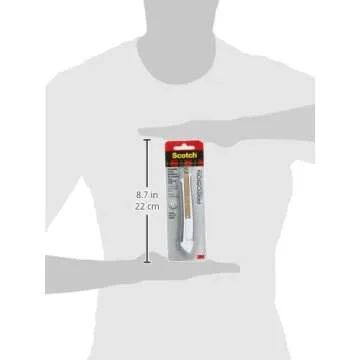 3M 159573 051141391083 Scotch Titanium Snap-Off Utility Knife, Small