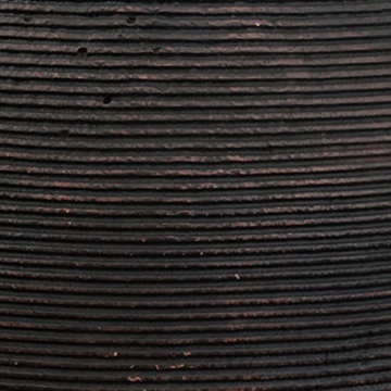 12" Modern Antique Brown Vase by Signature Design