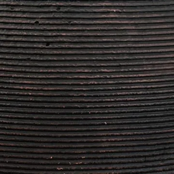 12" Modern Antique Brown Vase by Signature Design