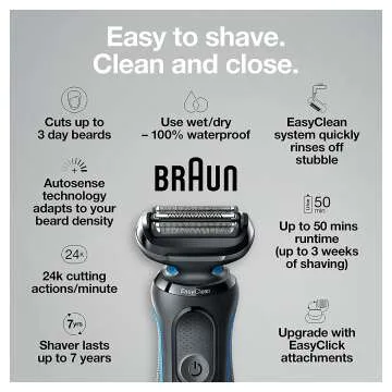Braun Series 5 5031s Electric Shaver for Clean Shaving