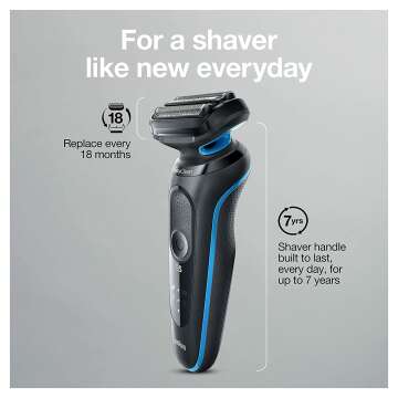Braun Series 5 5031s Electric Shaver for Clean Shaving