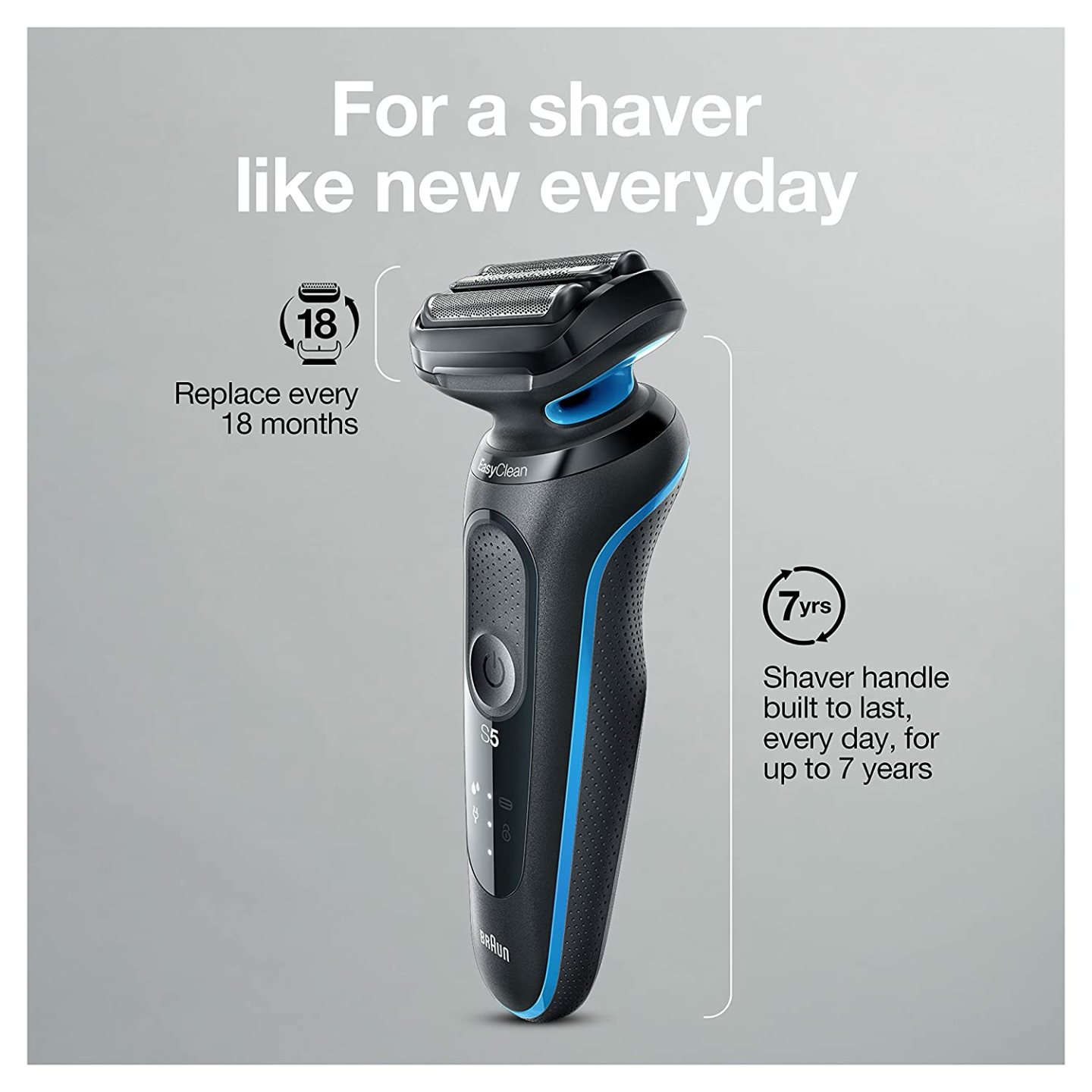 Braun Series 5 5031s Electric Shaver for Clean Shaving