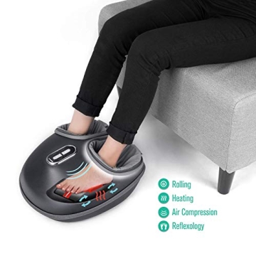 Nekteck Shiatsu Foot Massager with Heat & Compression