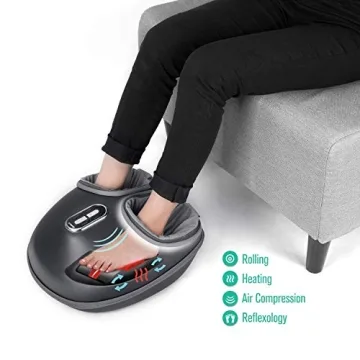 Nekteck Shiatsu Foot Massager with Heat & Compression