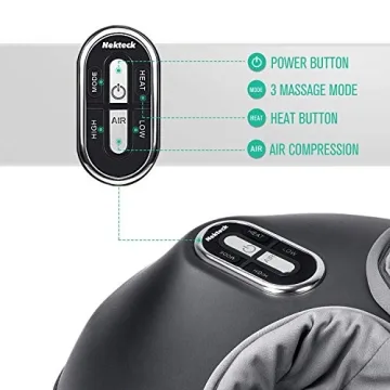 Nekteck Shiatsu Foot Massager with Heat & Compression