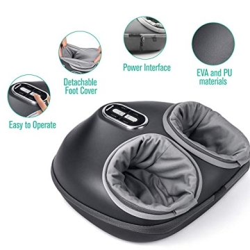 Nekteck Shiatsu Foot Massager with Heat & Compression