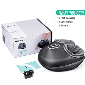 Nekteck Shiatsu Foot Massager with Heat & Compression