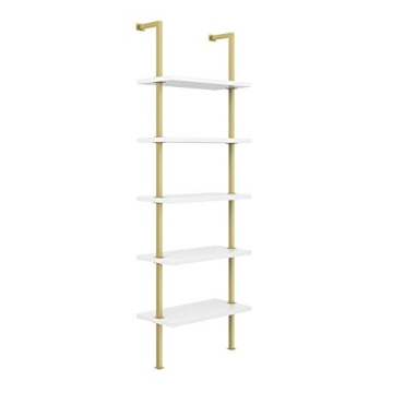 Nathan James Theo 5-Shelf Modern Bookcase for Home Decor