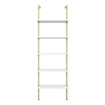 Nathan James Theo 5-Shelf Modern Bookcase for Home Decor
