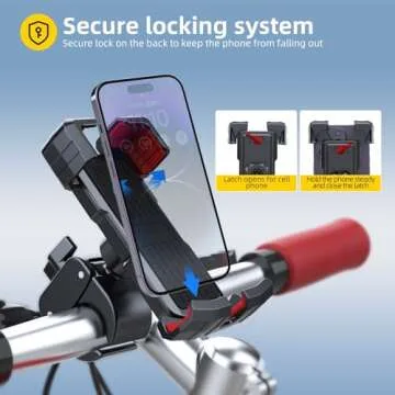 Baynice 360° Bike Phone Holder Mount for All Smartphones