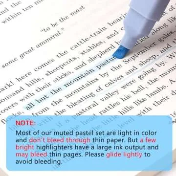 Cute Pastel Highlighters Set | No Bleed Bible Markers
