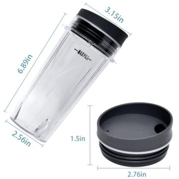 16oz Ninja Blender Cup Set with Sip & Seal Lids