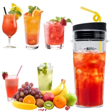 16oz Ninja Blender Cup Set with Sip & Seal Lids