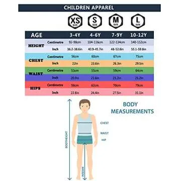 PGOND Red Devil Costume for Girls (Ages 7-9)