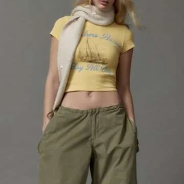 Shop Y2K Baby Tees - Trendy Graphic Crop Tops for Women