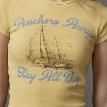 Shop Y2K Baby Tees - Trendy Graphic Crop Tops for Women