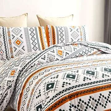 YFISAN King Bohemian Duvet Cover Set - Vibrant Comfort