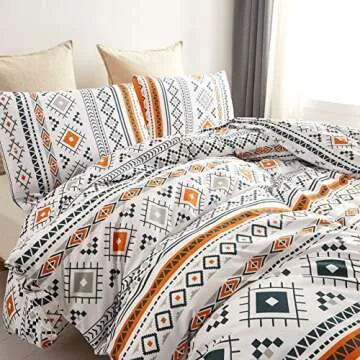 YFISAN King Bohemian Duvet Cover Set - Vibrant Comfort