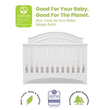 Delta Children Perry Convertible Crib Greenguard Certified