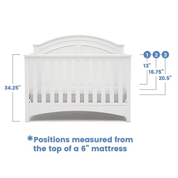 Delta Children Perry Convertible Crib Greenguard Certified