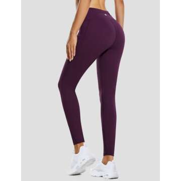 BALEAF Women's Winter Leggings - Fleece Lined & Waterproof Thermal Hiking Pants