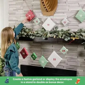 KiwiCo Santa’s Railroad Train Advent Calendar for Kids 5+ | Countdown to Christmas with 24 Days of Buildable Toy Train Set | Advent Calendar 2024 for Kids