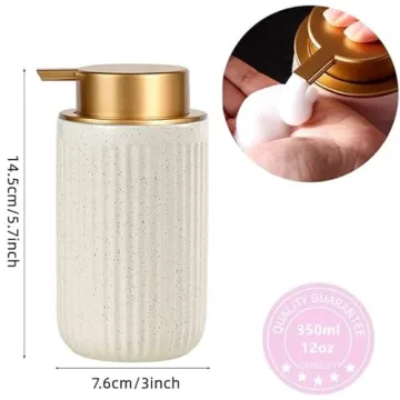 Elegant Sylfu Ceramic Foaming Soap Dispenser for Kitchen