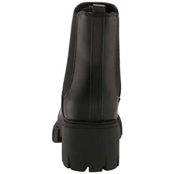 Madden Girl Women's Tessa Chelsea Boot, Black Paris, 9