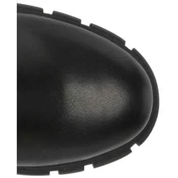 Madden Girl Women's Tessa Chelsea Boot, Black Paris, 9