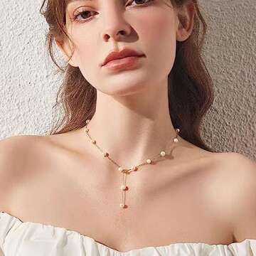 Sereney Sterling Silver Pearl Necklaces for Women, Dainty Birthday Necklaces Prom Jewelry as Real Pearl Choker Necklace, Freshwater Pearl Jewelry as Sterling Silver Choker Necklace for Bridal Jewelry