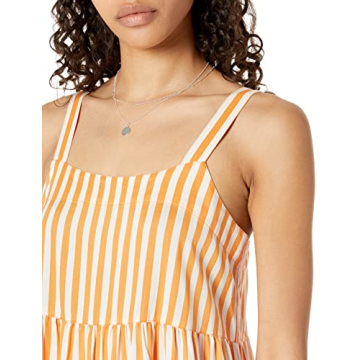 Flowy Britt Tiered Maxi Tent Dress with Pockets by The Drop