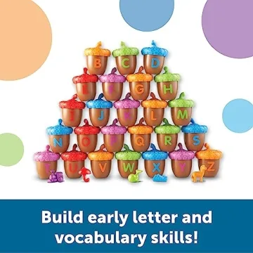 Engaging Learning Resources Alphabet Acorns Set for Kids
