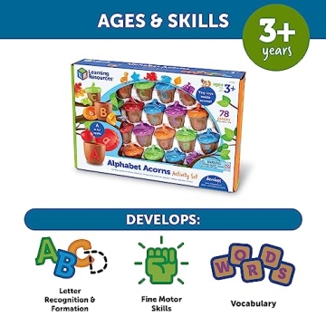 Engaging Learning Resources Alphabet Acorns Set for Kids