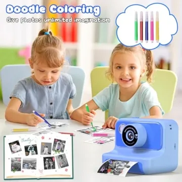 Kids Instant Print Camera for 3-12 Years Old